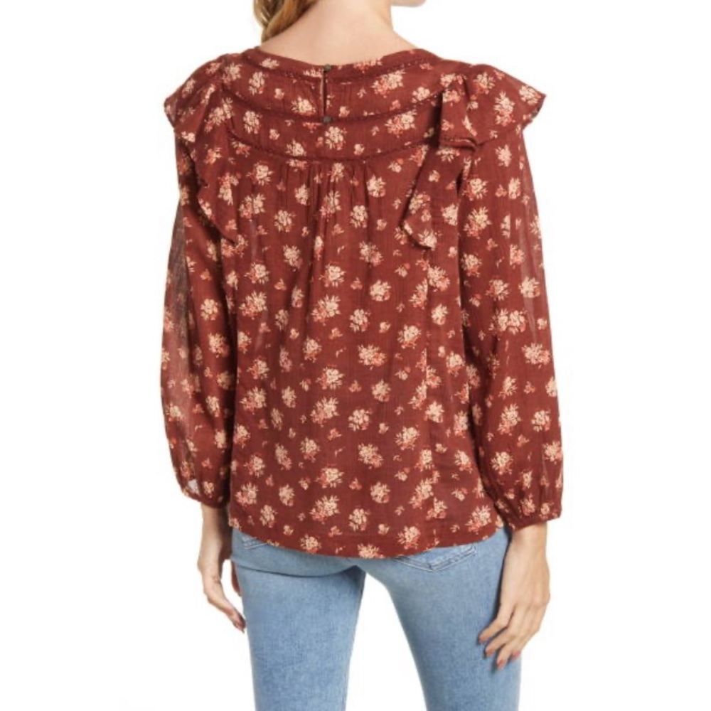 Madewell Ladder Trim Ruffle Top - Picture 5 of 5